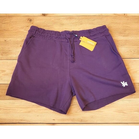 Youngla Shorts Men's Size XXL Purple #102 Bodybuilding French Terry NWT - Picture 1 of 10